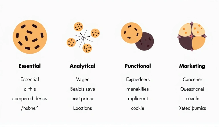 Gráfico de análisis de datos web mostrando el uso de cookies para mejorar la experiencia del usuario.