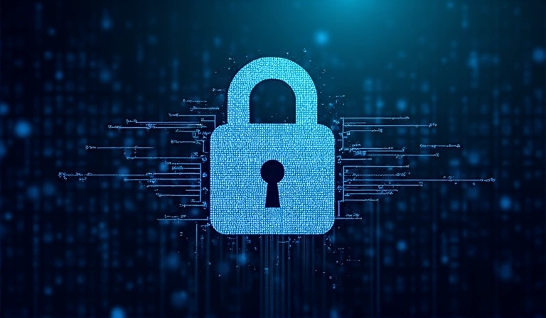 Ilustración de datos personales y seguridad